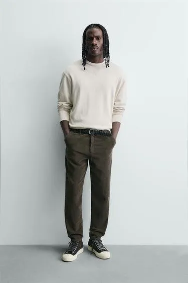Вельветовые брюки Carrot Fit