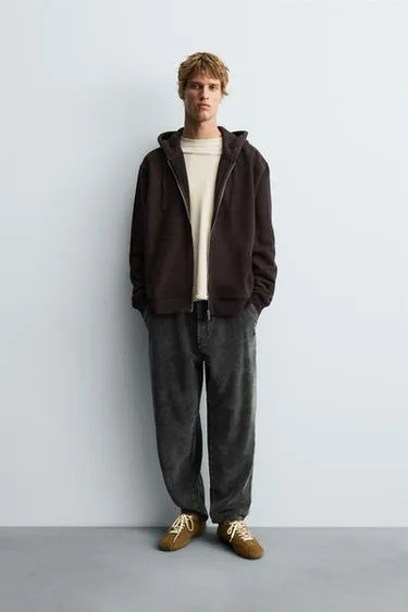 Вельветовые брюки CARROT FIT