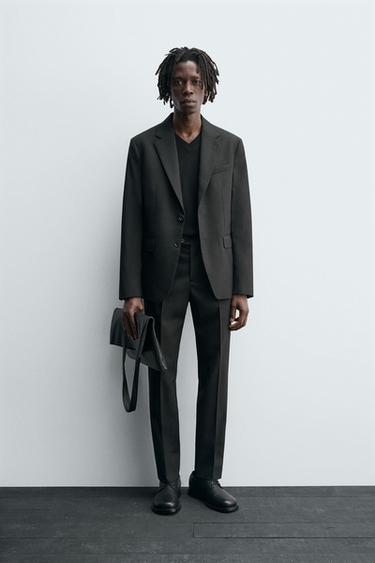 Zara Костюмные брюки из 100% шерсти