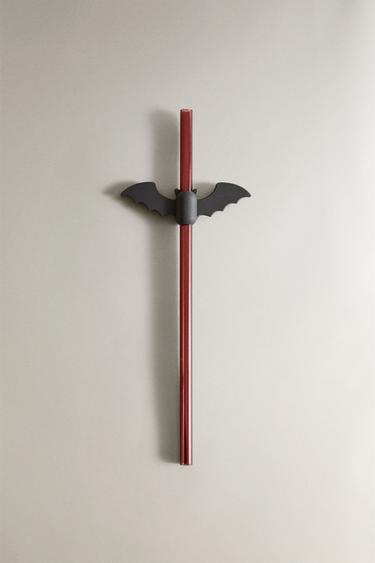 Zara Детская трубочка из бутилированного звена TRITAN™ с изображением летучей мыши