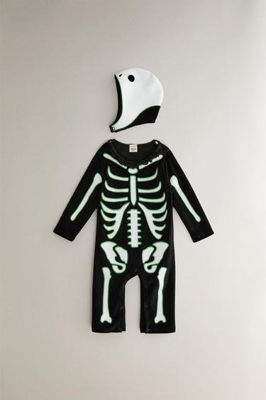 Zara Детский костюм для хэллоуина скелет