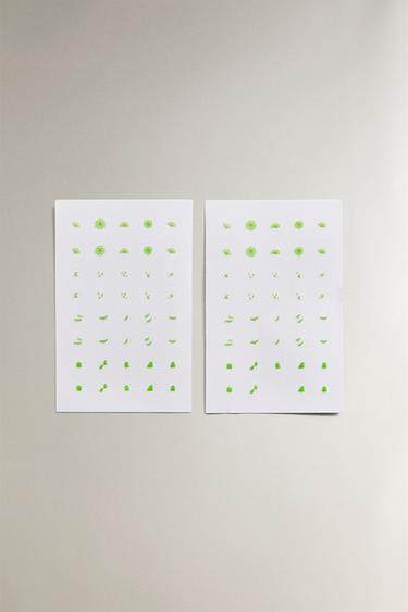 Zara Наклейки для ногтей хэллоуин