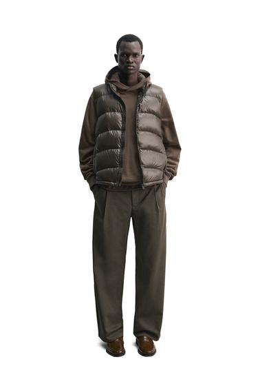 Zara Толстовка с капюшоном и эффектом потертости