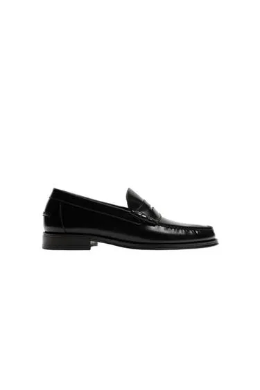 LEATHER PENNY LOAFERS
