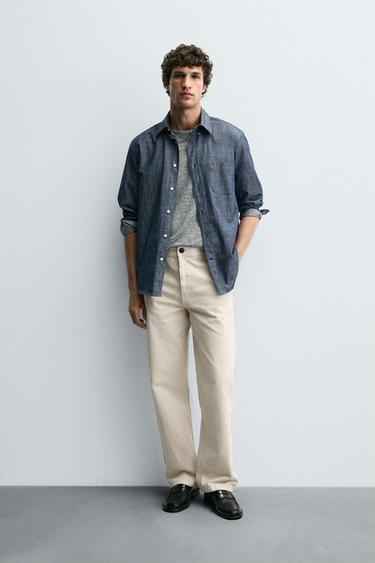 Zara Брюки чинос прямого кроя