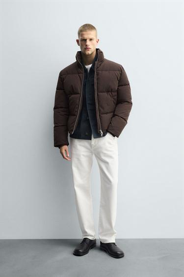 Zara Стеганая куртка с водоотталкивающим эффектом