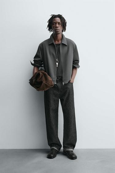 Zara Куртка-рубашка REGULAR FIT на молнии