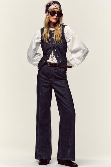 Zara Джинсовый жилет Z1975