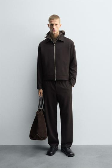 Zara Куртка-рубашка REGULAR FIT на молнии