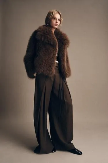 ZW COLLECTION FAUX FUR JACKET