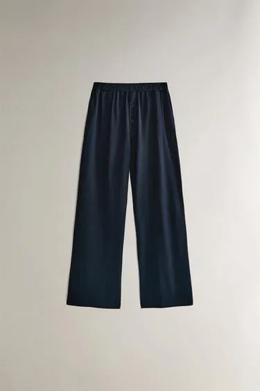 COTTON JERSEY TROUSERS