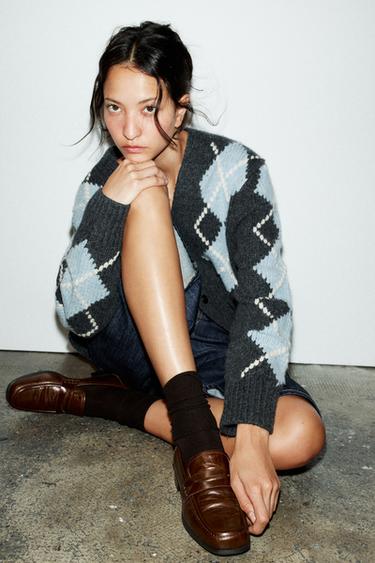 Zara Кожаные лоферы