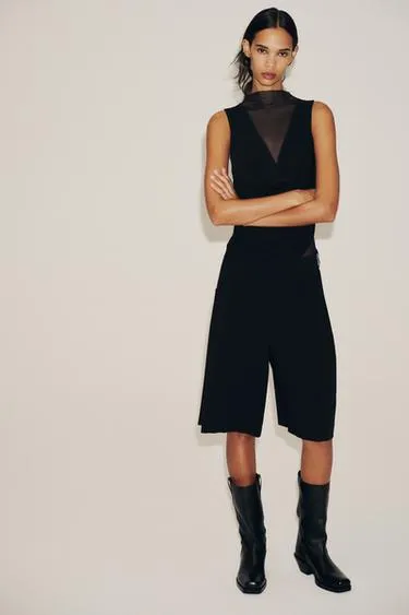 COMBINED TULLE BODYSUIT