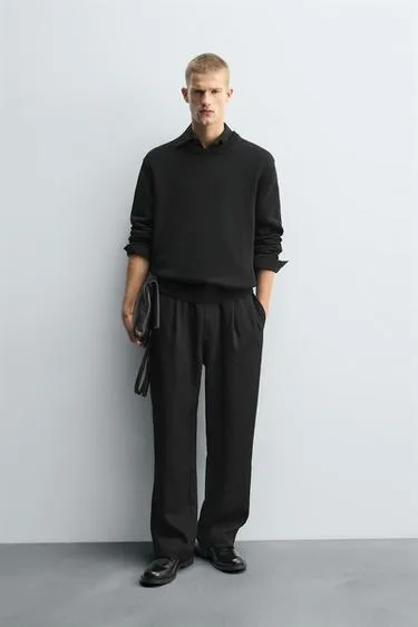 FLOWING PLEATED TROUSERS