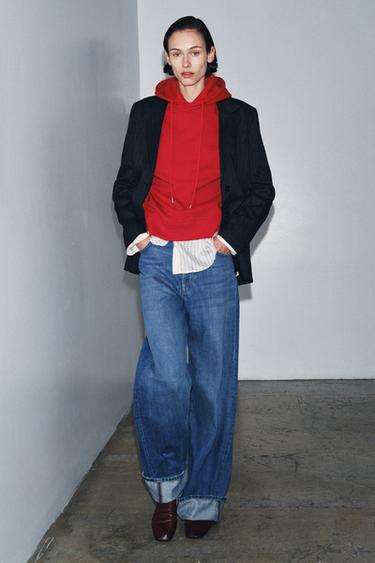 Zara Худи OVERSIZE с капюшоном