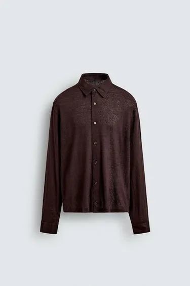 Рубашка JACQUARD с текстурой