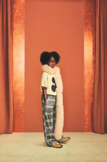 Трикотажная футболка MICKEY MOUSE HARRY LAMBERT FOR ZARA X DISNEY