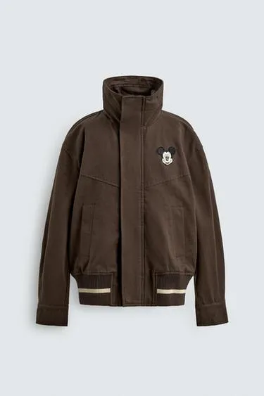 Куртка с нашивкой MICKEY MOUSE HARRY LAMBERT FOR ZARA X DISNEY