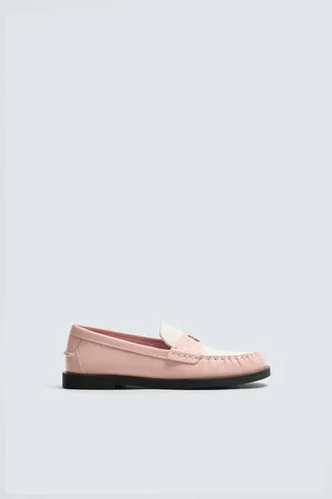 Кожаные лоферы HARRY LAMBERT FOR ZARA X DISNEY