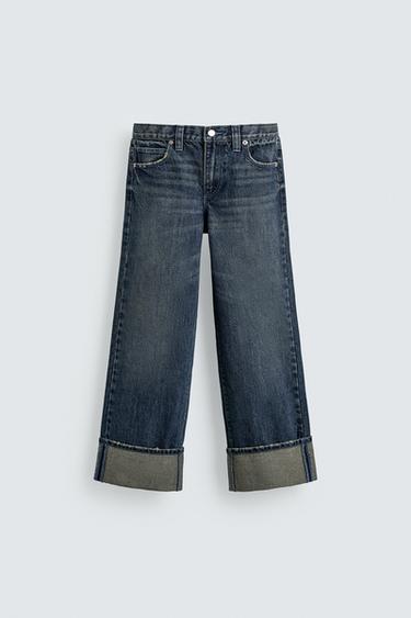 Zara Джинсы WIDE FIT с лоскутным силуэтом микки HARRY LAMBERT FOR ZARA X DISNEY