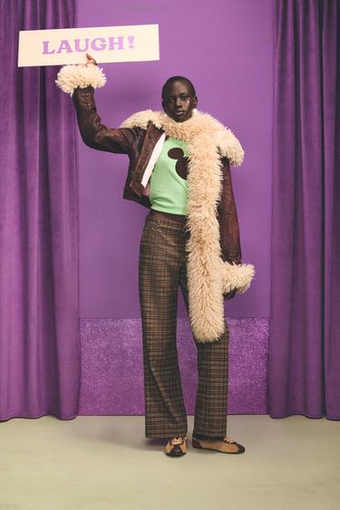 Zara Футболка с силуэтом микки мауса HARRY LAMBERT FOR ZARA X DISNEY