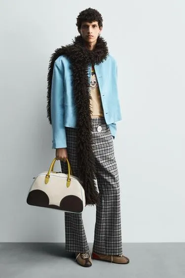 Кожаная сумка HARRY LAMBERT FOR ZARA X DISNEY- Заказать в России