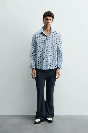 Рубашка MINNIE + MICKEY MOUSE HARRY LAMBERT для ZARA X DISNEY