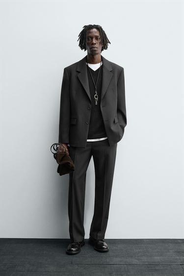 Zara Костюмные брюки с текстурой