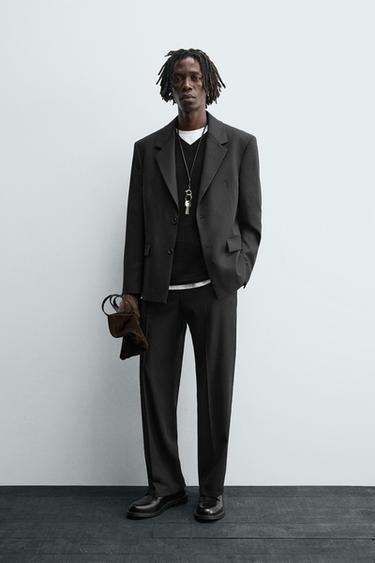 Zara Костюмный блейзер из тканевой фактуры