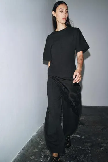 SOFT WIDE-LEG TROUSERS
