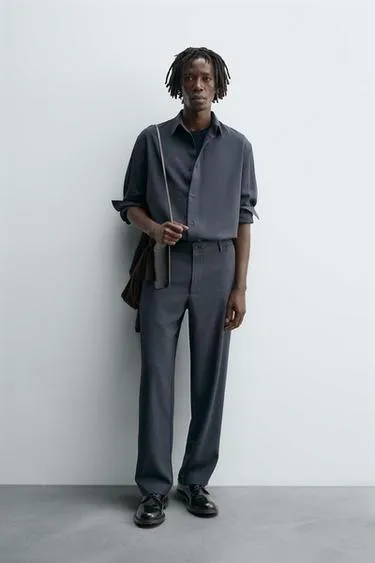 RELAXED FIT FLOWING TROUSERS