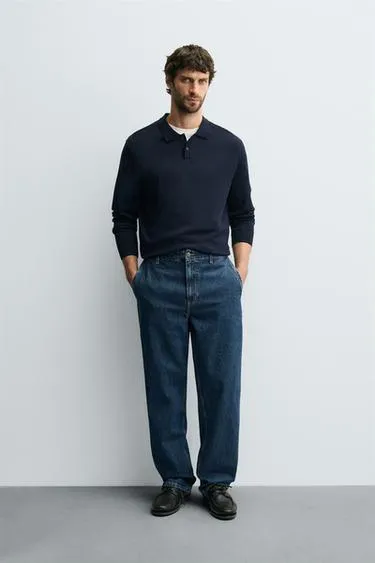 Джинсовые брюки чинос STRAIGHT FIT