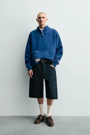 Толстовка CHAMPION ® X ZARA с воротником на молнии