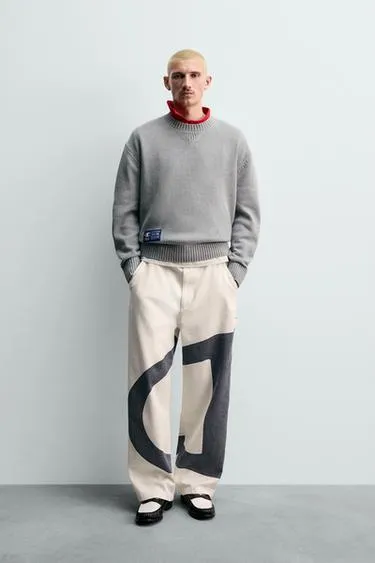 Джемпер в полоску с логотипами CHAMPION ® X ZARA