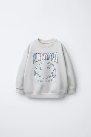 Толстовка с переливающимся принтом NIRVANA ®