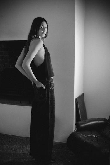 Zara Топ-жилет со съемным галстуком