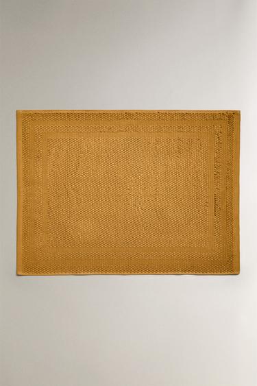 Zara Нескользкий хлопковый ванночный коврик