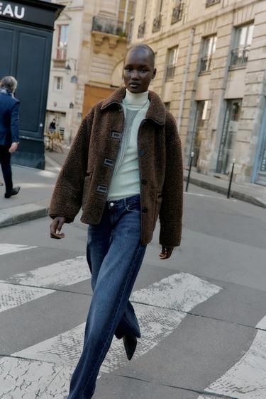 Zara Двустороннее пальто