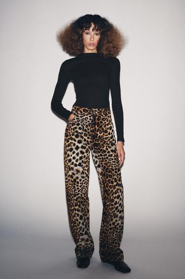 Zara Боди в рубчик с длинными рукавами