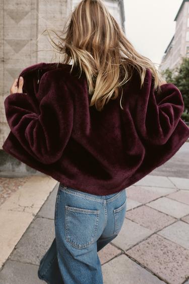 Zara Пальто на пуговицах с двухсторонней отделкой