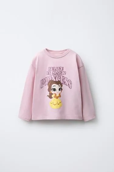 Лонгслив с принтом PRINCESS © DISNEY