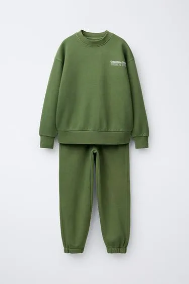 Комплект из толстовки и брюк-джоггеров GARMENT DYE