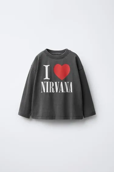 Футболка с эффектом GARMENT DYE NIRVANA ®