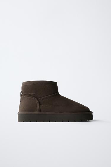 Zara Ботинки с подкладкой