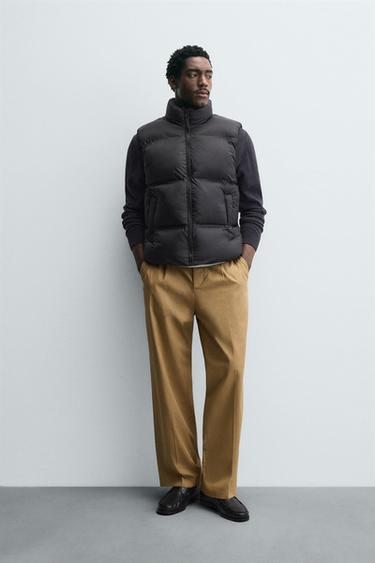 Zara Стеганый жилет WATER REPELLENT