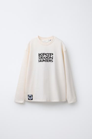 Zara Футболка с принтом KPOP DEMON HUNTERS™ NETFLIX ©