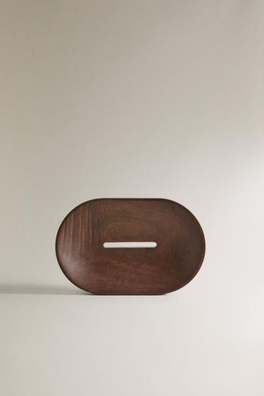 Zara Деревянное мыльницу для ванной комнаты ZARA