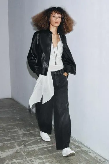 ZW COLLECTION HIGH-WAIST TAPERED JEANS