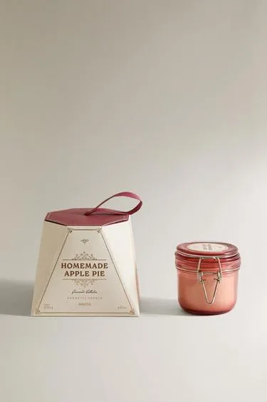 (120 G) HOMEMADE APPLE PIE SCENTED CANDLE