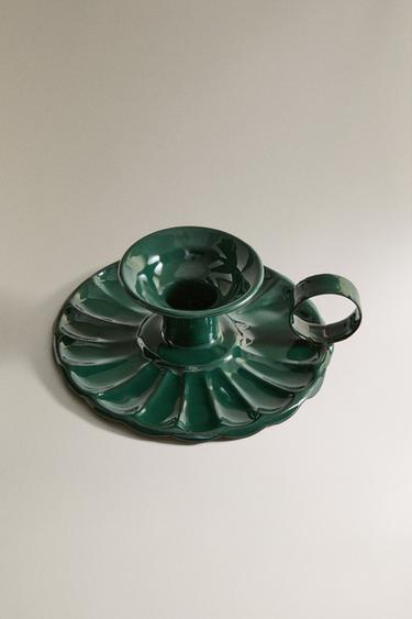 Zara Железный рождественский подсвечник с волнистой тарелкой